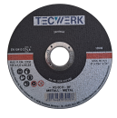 TECWERK Trennscheibe D125x1mm – Universell einsetzbar für Stahl & Guss